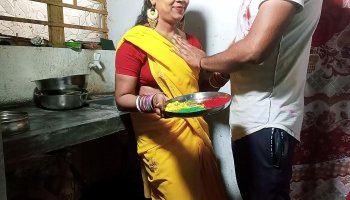 Beautiful Wife Romance With Neighbor Young Boy Latest Kitchen Video