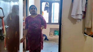 Indian Mumbai House Maid Standing Doggystyle Fucked Ass By House Owner Video
