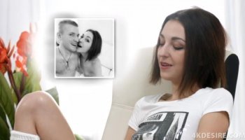 TeenMegaWorld.net - Nelya - Slim Nerdy Babe Gets Juicy Cumshot Video