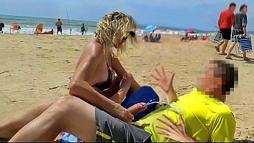 Stranger Gets Indignant and Cums in Front of Everyone Video