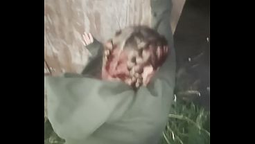 Teen Girl Has Outdoor Encounter on Abandoned Farm Video
