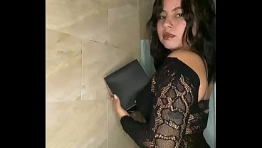 Playing with My Purple Alien in Fishnets Video
