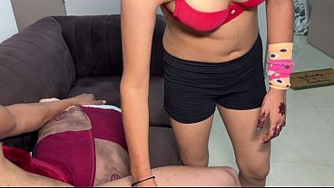 Stepsister Rides Stepbrother Deep in Pussy Video
